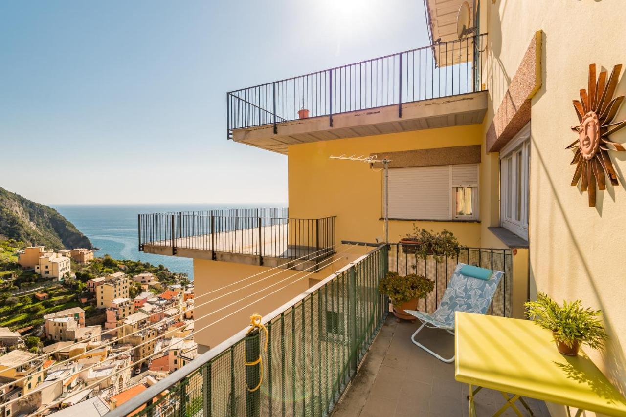 Cinque Terre D'Amare Sea View Big Apartment For Travel Lovers Riomaggiore Exterior photo